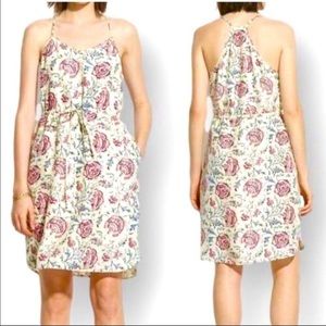Madewell Floral Print Dress - Pink and Blue